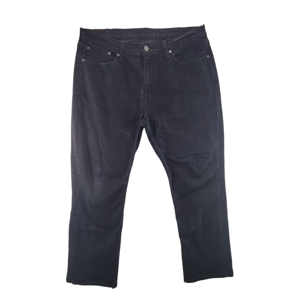 38x30 (actual 38x29) 514 Levi's Jeans Men's Black Jeans Distressed Faded